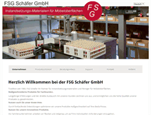 Tablet Screenshot of fsg-schaefer.de